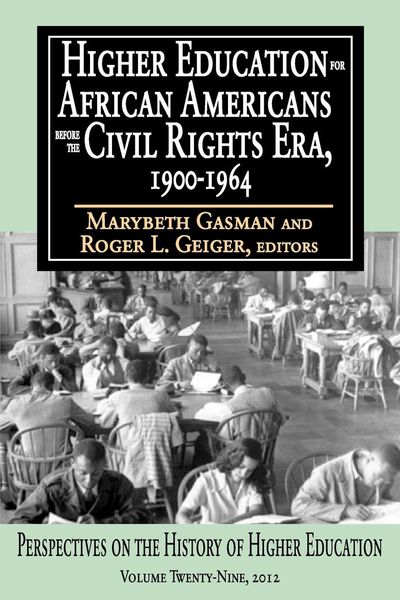 Produktbild: Higher Education for African Americans Before the Civil Rights Era, 1900-1964