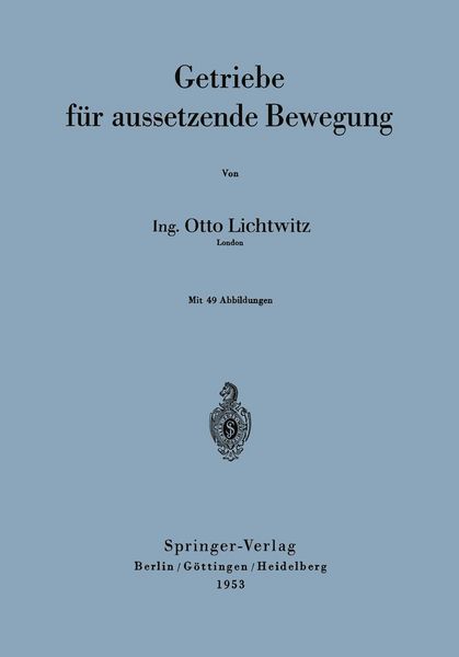 Produktbild: Getriebe f&uuml;r aussetzende Bewegung