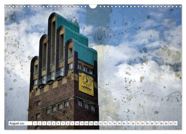 Magisches Darmstadt (Wandkalender 2025 DIN A3 quer), CALVENDO Monatskalender