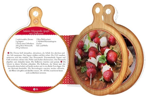 Produktbild: Rezeptbrettchen "Leckeres aus Erdbeeren" Kochbuch
