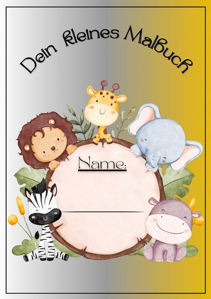 Produktbild: Dein kleines Malbuch DINA4