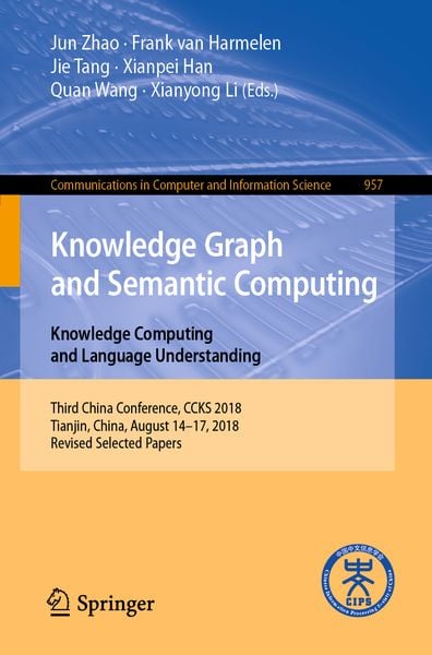 Produktbild: Knowledge Graph and Semantic Computing. Knowledge Computing and Language Understanding