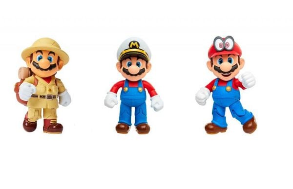 Produktbild: Nintendo Super Mario Mario Odyssey Set 3er Pack, 10 cm