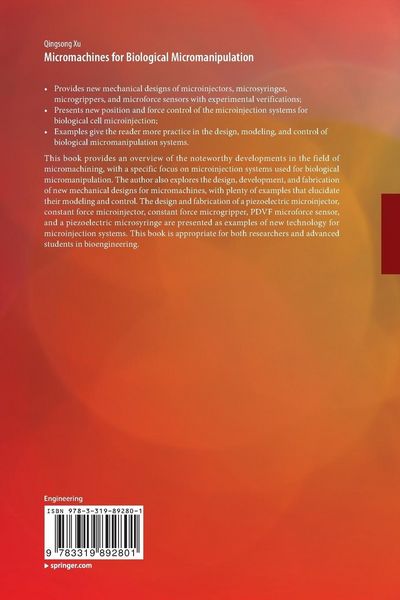Produktbild: Micromachines for Biological Micromanipulation