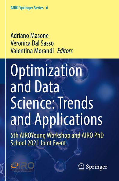Produktbild: Optimization and Data Science: Trends and Applications