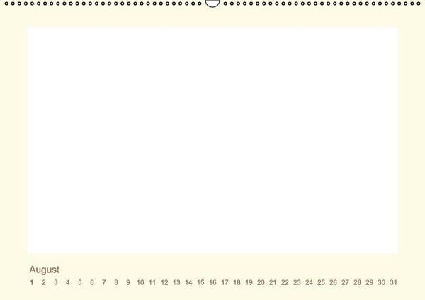 Produktbild: Immerw&auml;hrender Kalender zum selber Gestalten (Wandkalender immerw&auml;hrend DIN A4 quer)