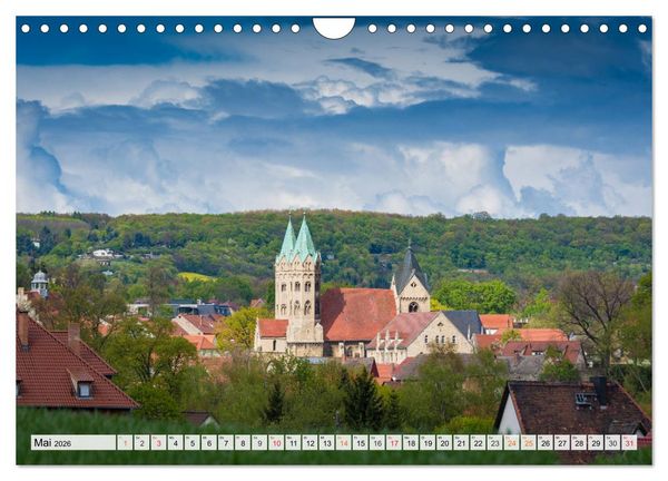 Produktbild: Willkommen im Burgenlandkreis (Wandkalender 2026 DIN A4 quer), CALVENDO Monatskalender