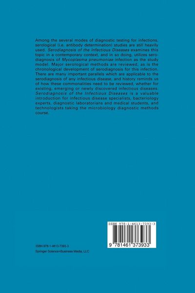 Produktbild: Serodiagnosis of the Infectious Diseases