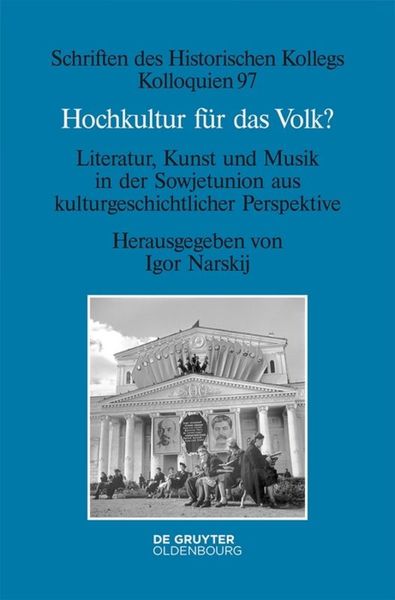 Produktbild: Hochkultur f&uuml;r das Volk?