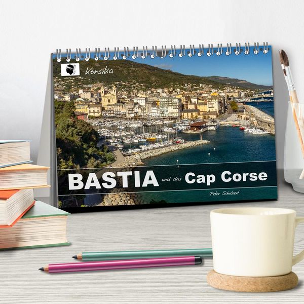 Produktbild: Korsika - Bastia und das Cap Corse (Tischkalender 2026 DIN A5 quer), CALVENDO Monatskalender