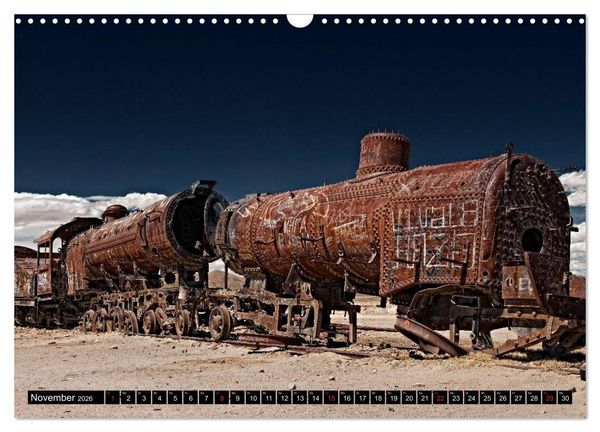 Produktbild: Bolivien Andenlandschaften "CH-Version" (Wandkalender 2026 DIN A3 quer), CALVENDO Monatskalender