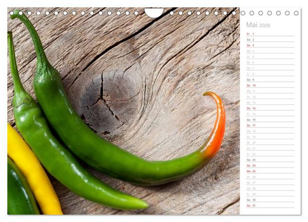Produktbild: K&uuml;chenkalender 2026 (Wandkalender 2026 DIN A4 quer), CALVENDO Monatskalender