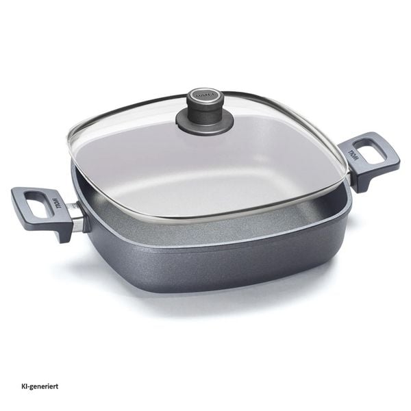 Produktbild: Woll Servierpfanne mit Deckel 28 cm Nowo Titanium Servierpfanne mit Deckel 28 cm Nowo Titanium
