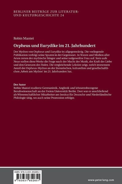 Produktbild: Orpheus und Eurydike im 21. Jahrhundert