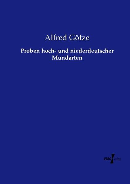 Produktbild: Proben hoch- und niederdeutscher Mundarten