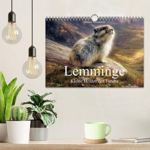 Produktbild: Lemminge - Kleine Helden der Tundra (Wandkalender 2027 DIN A4 quer), CALVENDO Monatskalender