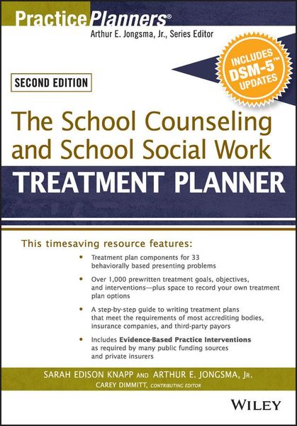 Produktbild: The School Counseling and School Social Work Treatment Planner, with Dsm-5 Updates, 2nd Edition