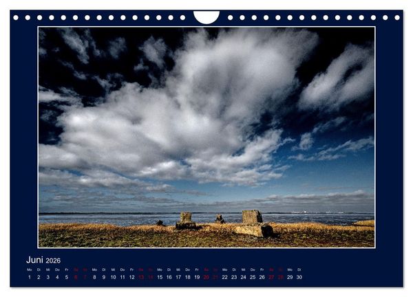 Produktbild: Wolken, Watt und Wellen. Fotografische Impressionen vom Jadebusen. (Wandkalender 2026 DIN A4 quer), CALVENDO Monatskalender