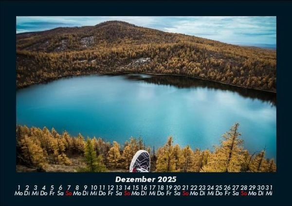 Produktbild: Die Seen der Erde 2025 Fotokalender DIN A5