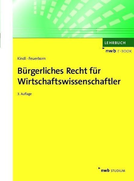 Produktbild: B&uuml;rgerliches Recht f&uuml;r Wirtschaftswissenschaftler
