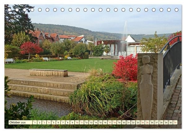 Produktbild: Bad D&uuml;rkheim - Wein, Gradierwerk und Riesenfa&szlig; (Tischkalender 2026 DIN A5 quer), CALVENDO Monatskalender