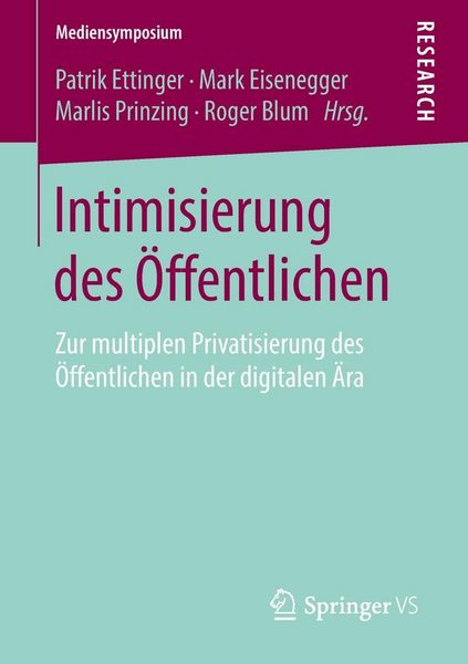 Produktbild: Intimisierung des &Ouml;ffentlichen