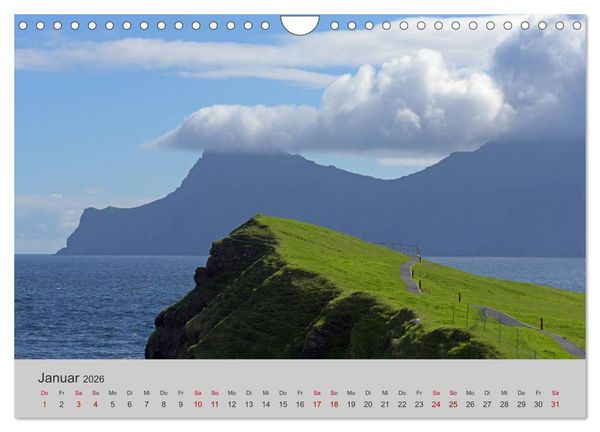 Produktbild: F&auml;r&ouml;er Inseln 2026 (Wandkalender 2026 DIN A4 quer), CALVENDO Monatskalender