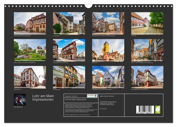Produktbild: Lohr am Main Impressionen (Wandkalender 2026 DIN A3 quer), CALVENDO Monatskalender