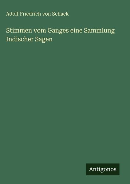 Produktbild: Stimmen vom Ganges eine Sammlung Indischer Sagen