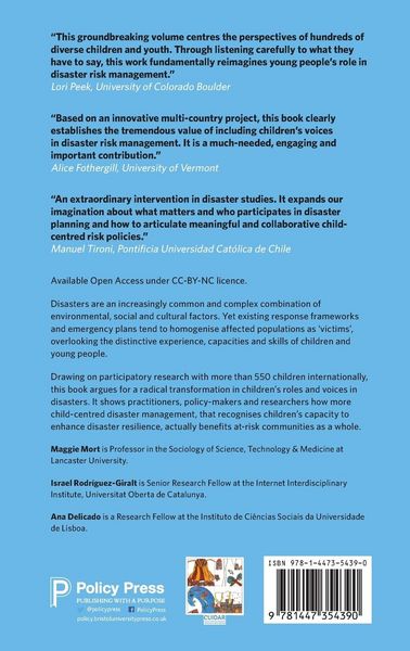 Produktbild: Children and Young People's Participation in Disaster