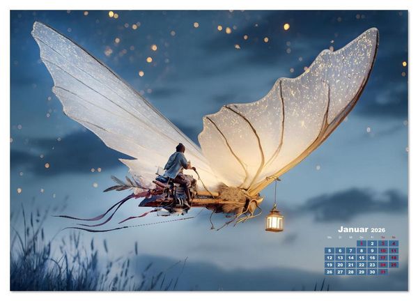 Produktbild: Aerospira (Wandkalender 2026 DIN A2 quer), CALVENDO Monatskalender