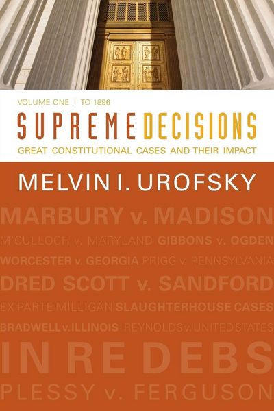 Produktbild: Supreme Decisions, Volume 1