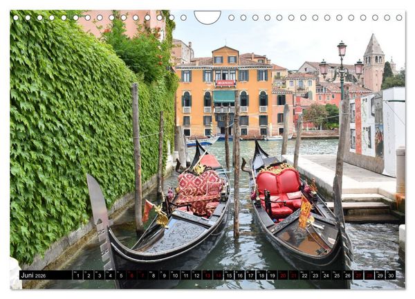 Produktbild: Venedig Impressionen (Wandkalender 2026 DIN A4 quer), CALVENDO Monatskalender