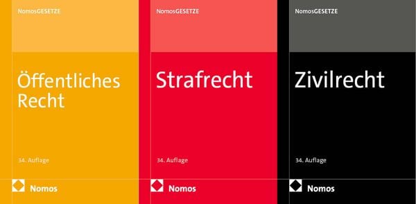 Öffentliches Recht – Strafrecht – Zivilrecht, Set von , Nomos, 978-3-7560-1967-0