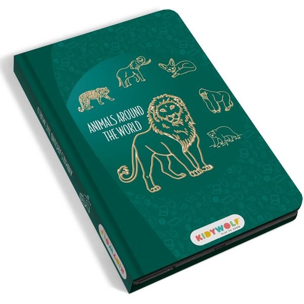 Produktbild: KIDYWOLF - Leuchtende Designtafel mini Wilde Tiere