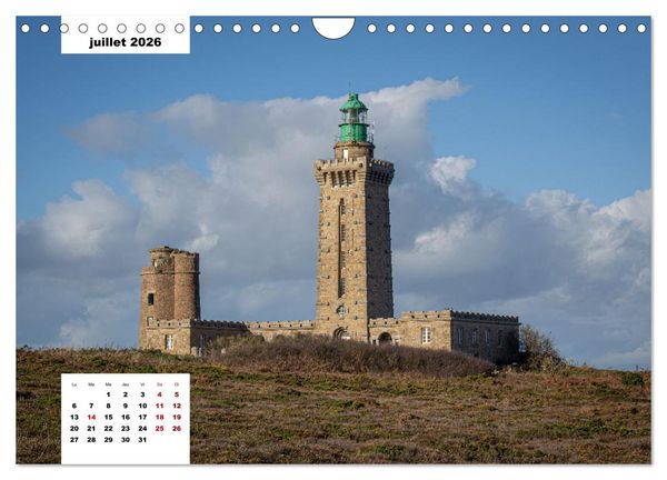 Produktbild: La Bretagne. La c&ocirc;te d'Emeraude et la c&ocirc;te de Penthi&egrave;vre (Calendrier mural 2026 DIN A4 vertical), CALVENDO calendrier mensuel