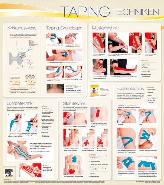 Produktbild: Taping Wandtafel Techniken
