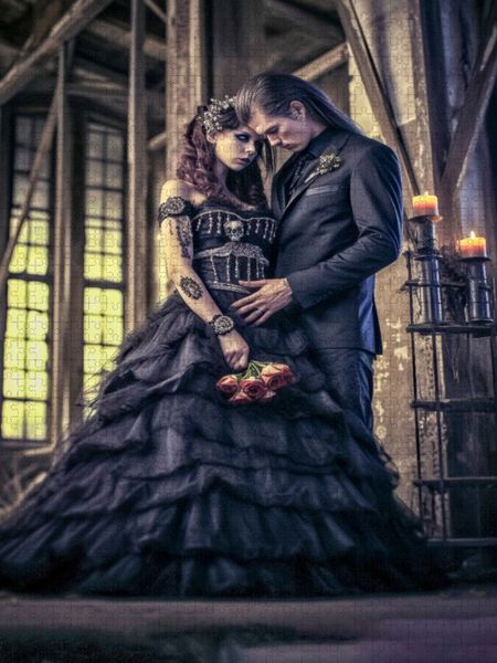 Produktbild: CALVENDO Puzzle Gothic | 1000 Teile Lege-Gr&ouml;&szlig;e 64x48cm Foto-Puzzle f&uuml;r gl&uuml;ckliche Stunden