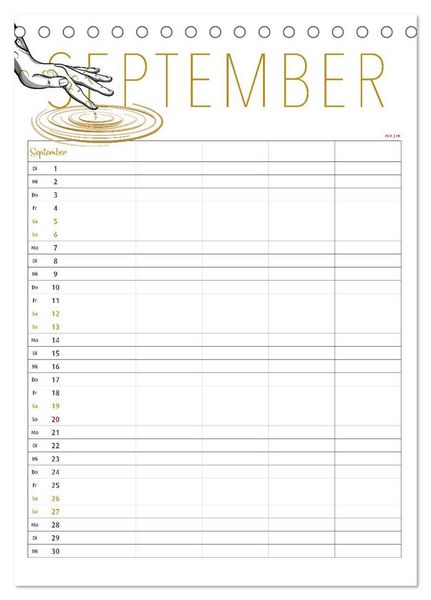 Produktbild: Fantastica Familienkalender miomanda (Tischkalender 2026 DIN A5 hoch), CALVENDO Monatskalender