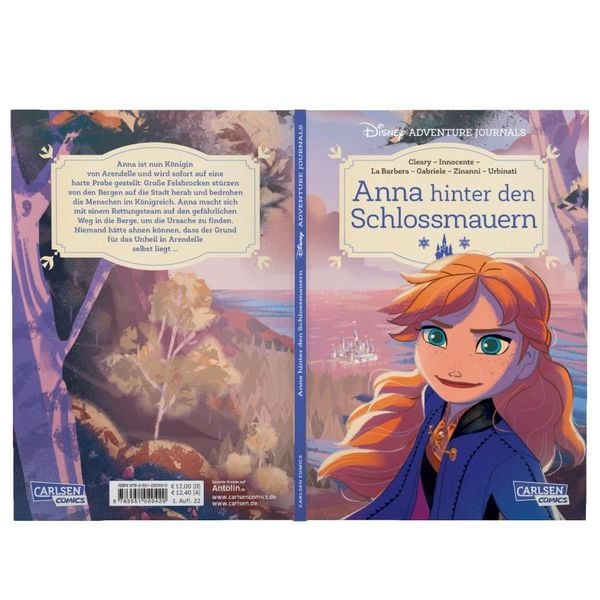 Produktbild: Disney Adventure Journals: Anna hinter den Schlossmauern