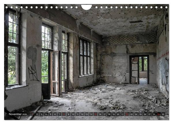 Produktbild: Lost Places in Deutschland 2026 (Wandkalender 2026 DIN A4 quer), CALVENDO Monatskalender