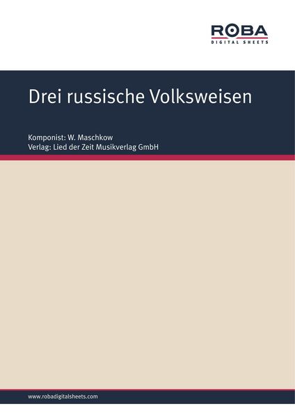 Produktbild: Drei russische Volksweisen
