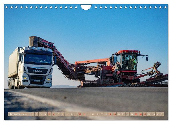 Produktbild: Moderne Landtechnik (Wandkalender 2026 DIN A4 quer), CALVENDO Monatskalender