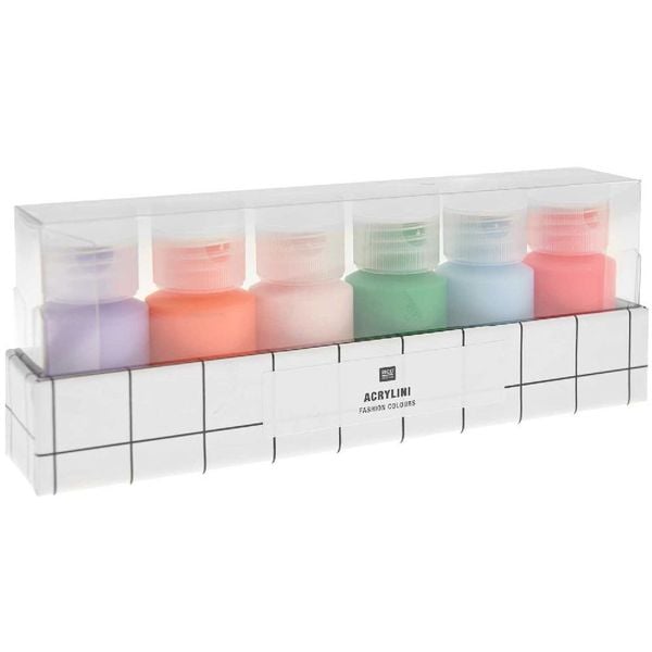 Produktbild: Acrylini Set Fashion Colours, 6 x 22 ml