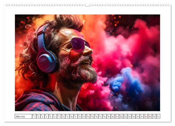 Produktbild: Konzert der Farben (Wandkalender 2026 DIN A2 quer), CALVENDO Monatskalender