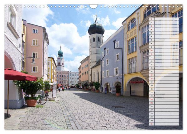 Produktbild: Eine Perle Oberbayerns - Rosenheim (Wandkalender 2026 DIN A3 quer), CALVENDO Monatskalender