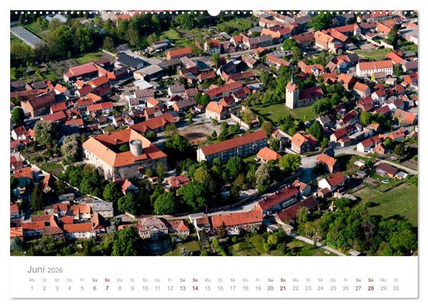 Produktbild: Harzvorland Luftbilder 2026 (hochwertiger Premium Wandkalender 2026 DIN A2 quer), Kunstdruck in Hochglanz