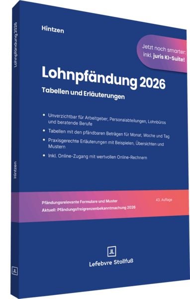 Produktbild: Lohnpf&auml;ndung 2026