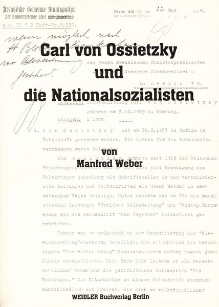 Produktbild: Carl von Ossietzky und die Nationalsozialisten