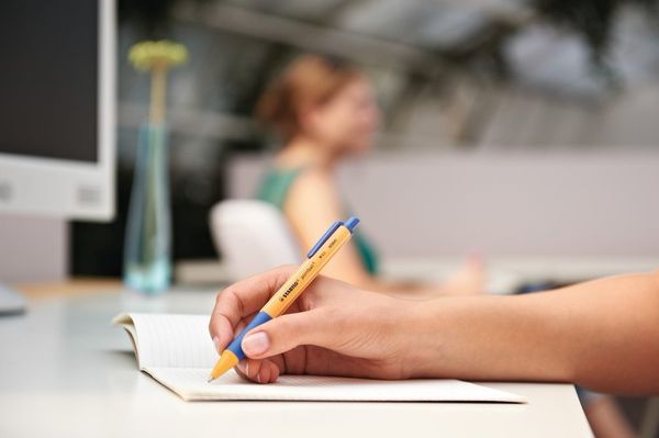 Druck-Kugelschreiber - STABILO pointball - Einzelstift - blau